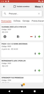 Comanda Garçom Yunes Phone screenshot 1