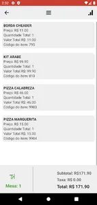 Comanda Garçom Yunes Phone screenshot 3
