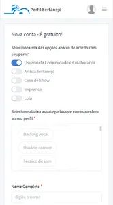 Perfil Sertanejo screenshot 1