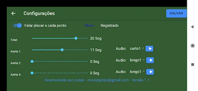 Placar Peteca Plus screenshot 2