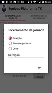 Equipes Plataforma TK screenshot 1