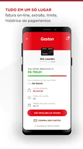 Cartão Gaston screenshot 1