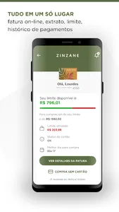 Cartão Zinzane screenshot 1