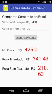 Imposto Compras Internacional screenshot 2