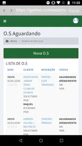 Costa Automação Ordem de Servi screenshot 3