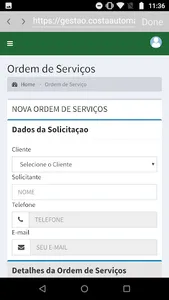 Costa Automação Ordem de Servi screenshot 5