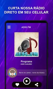 ADIG FM screenshot 1