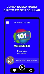 Rádio 101 fm rn screenshot 0