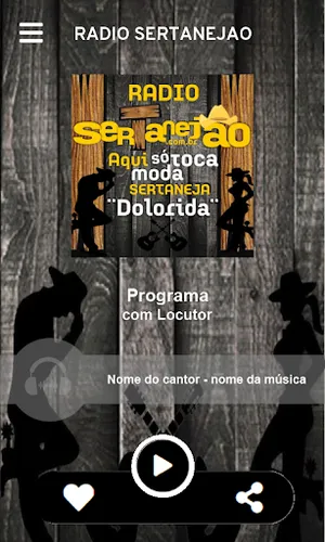 RADIO SERTANEJAO screenshot 0