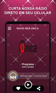 Rádio Web Única screenshot 0