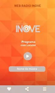 Web Rádio Inove screenshot 1