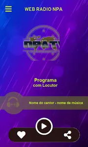 Web Rádio NPA screenshot 1