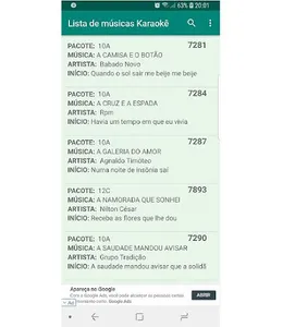 CadeOke-Lista de Músicas Karao screenshot 0