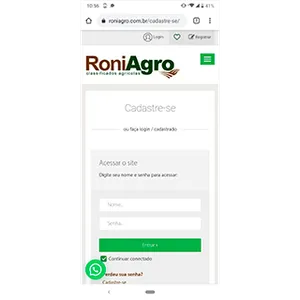 RoniAgro Classificados screenshot 0