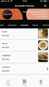 Donatello Pizzaria screenshot 2