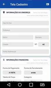 Águia Mobile Sistema screenshot 4