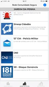 REDE COMUNIDADE SEGURA screenshot 1