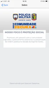 REDE COMUNIDADE SEGURA screenshot 3