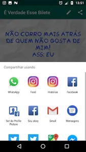 É VERDADE ESSE BILETE APP screenshot 2