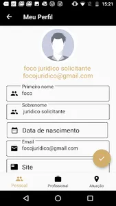 Foco Jurídico  - Solicitante screenshot 3