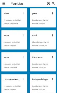 Listou - Create shopping lists screenshot 1