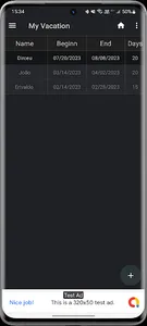 Work Shift Table screenshot 4