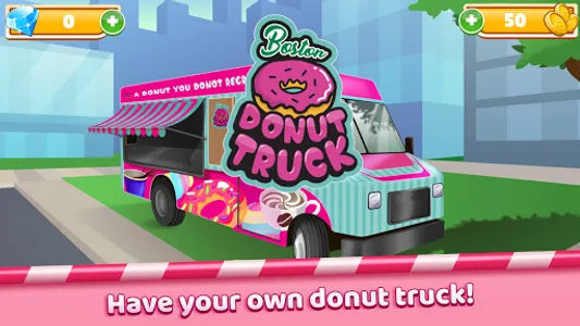 Boston Donut Truck: Food Game screenshot 0