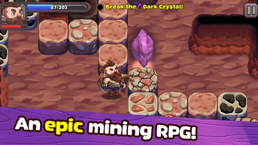 Mine Quest 2: RPG Mining Game screenshot 0