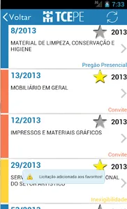TCE - Licitações screenshot 2