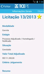 TCE - Licitações screenshot 3