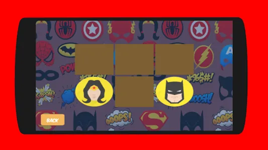 Superhero justice memory game screenshot 2