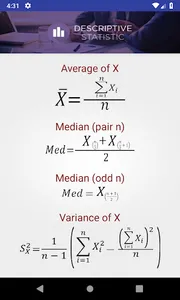 Statistics Calculator screenshot 2