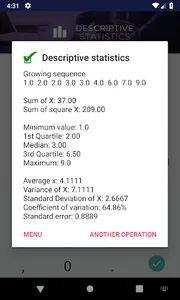 Statistics Calculator screenshot 7