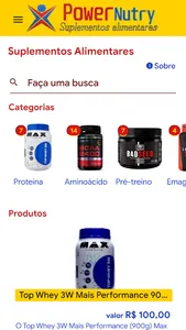 Power Nutry - Suplementos Alim screenshot 0