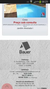 Bauer Imobiliária screenshot 1