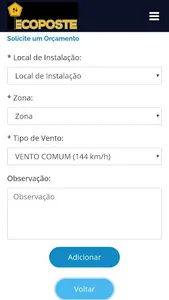 Dimensionador Colapsível screenshot 2