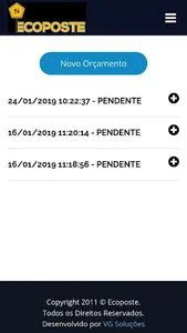 Dimensionador Colapsível screenshot 3
