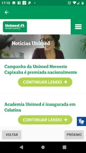 Cooperado Unimed NOC screenshot 2