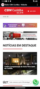 Rádio CBN Curitiba screenshot 1