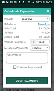WebQuadras screenshot 3