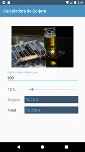 Calculadora de Gorjeta screenshot 1
