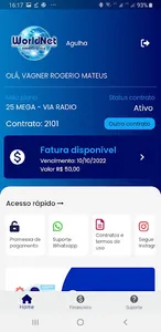 WorldNet - Suporte Cliente screenshot 1