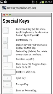 OSX Keyboard Shortcuts screenshot 0