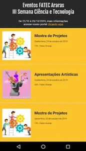 Eventos Fatec Araras screenshot 1
