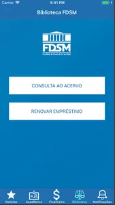 Portal do Aluno FDSM screenshot 2