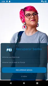 Portal FEI screenshot 1