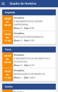 Aluno Online FGF screenshot 4
