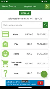Meus Gastos screenshot 0