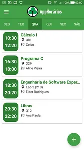 AppHorarios screenshot 0