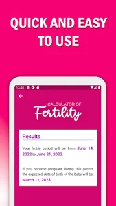 Fertility Calculator 2022 screenshot 10